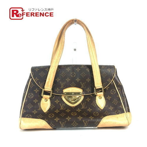 Louis Vuitton Monogram Beverly GM Tote Shoulder Bag Canvas Brown - Picture 1 of 9